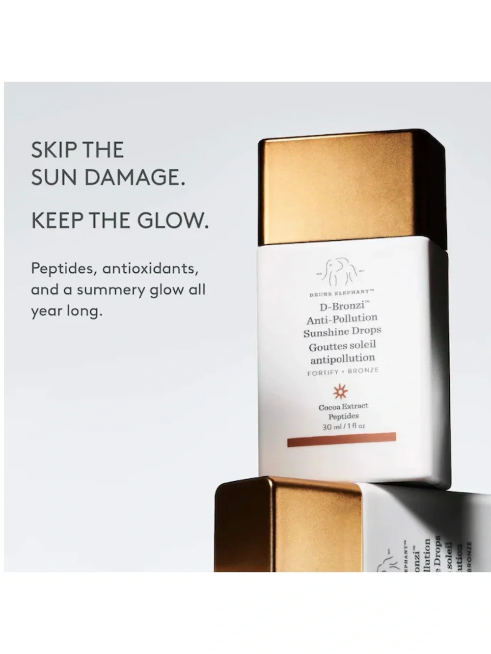 Drunk Elephant D-Bronzi Anti-Pollution Sunshine Drops 1oz
